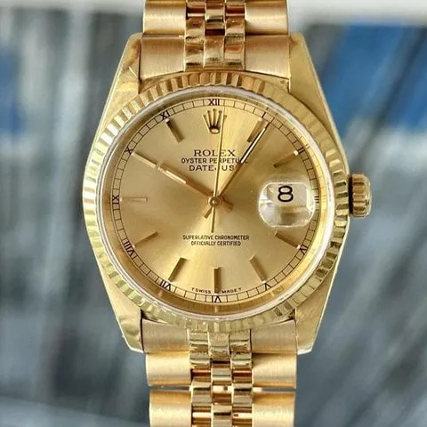 Rolex Datejust 36 16238 36mm Yellow gold