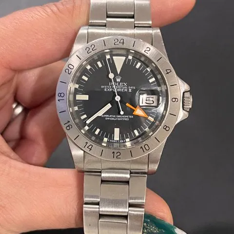 Rolex Explorer II 1655 40mm Stainless steel Black