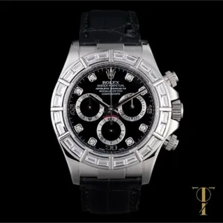 Rolex Daytona 116589 BR 40mm White gold Black