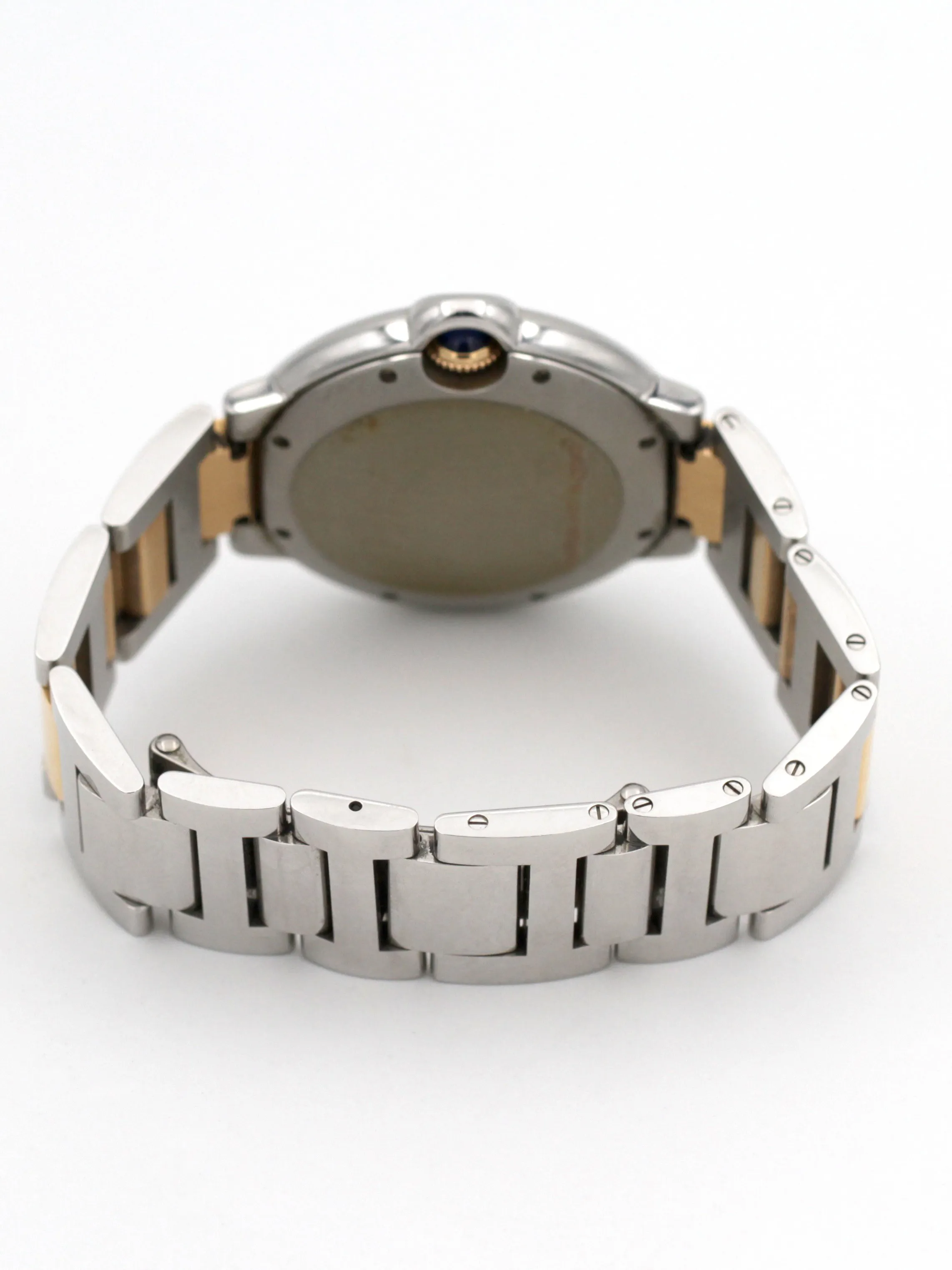 Cartier Ballon Bleu 3284 36mm Yellow gold and Stainless steel Silver 4