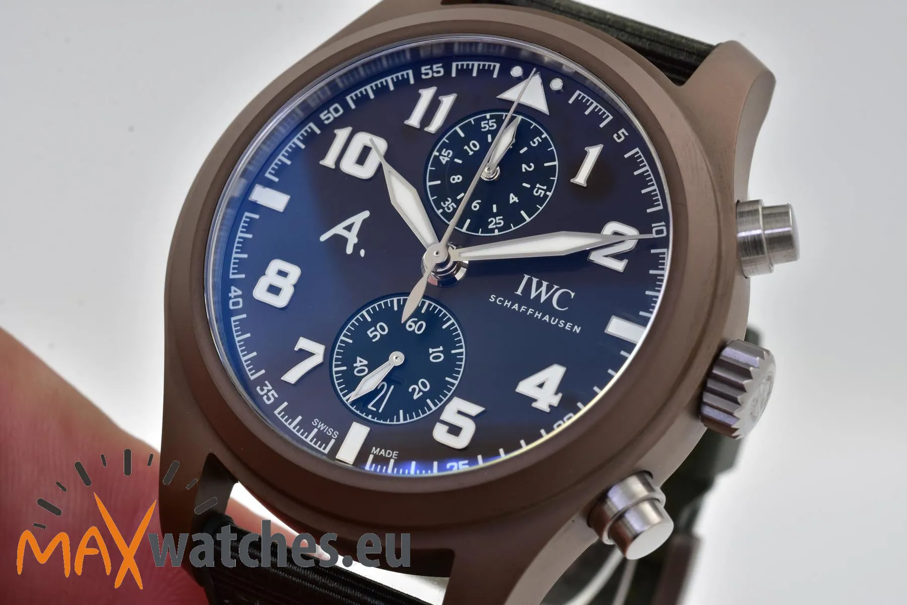 IWC Pilot IW388004 46mm Ceramic Brown 9