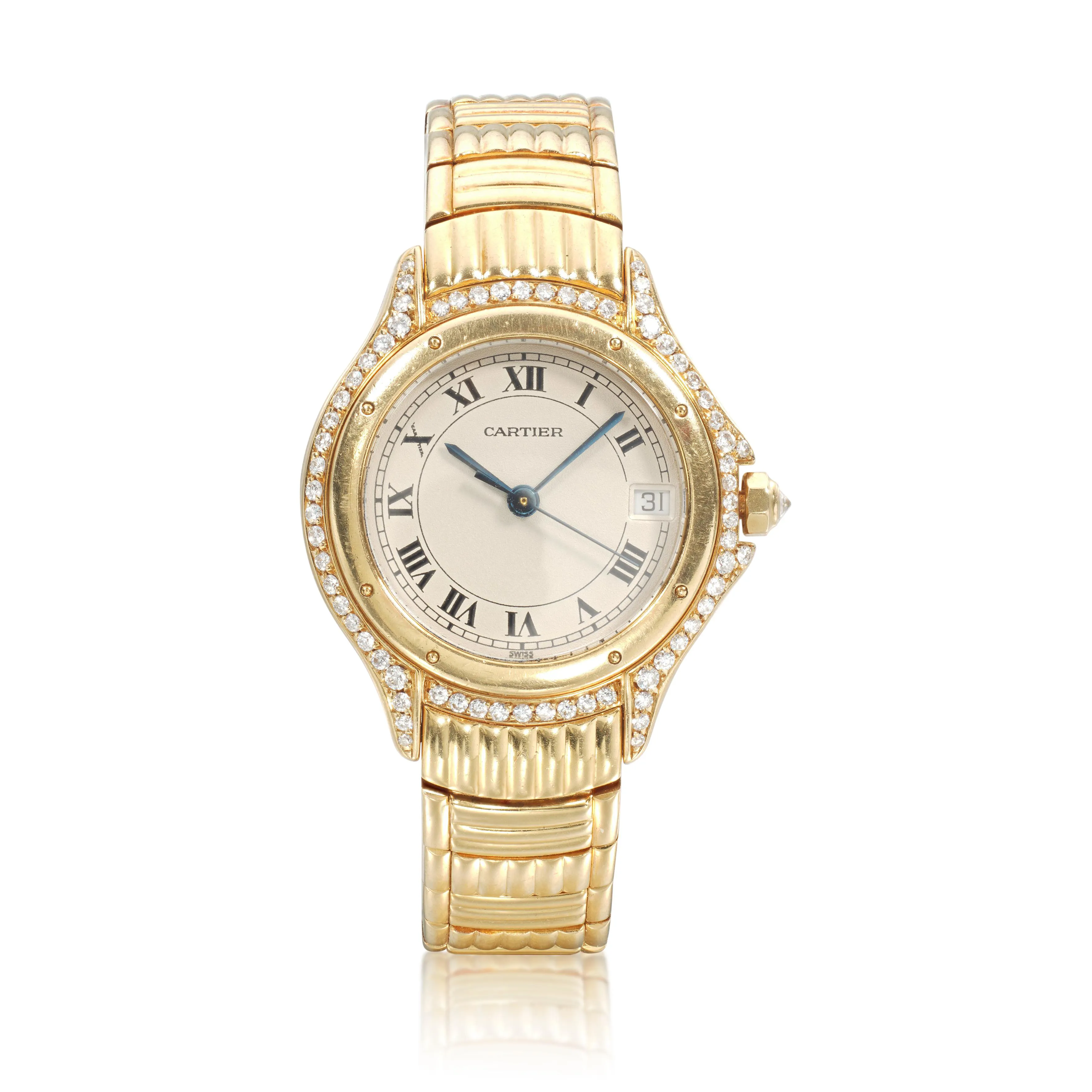 Cartier Cougar Yellow gold Silver