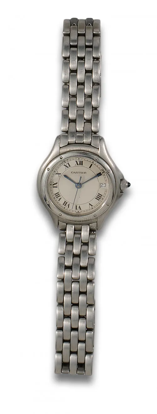 Cartier Cougar 987906 27mm Stainless steel White