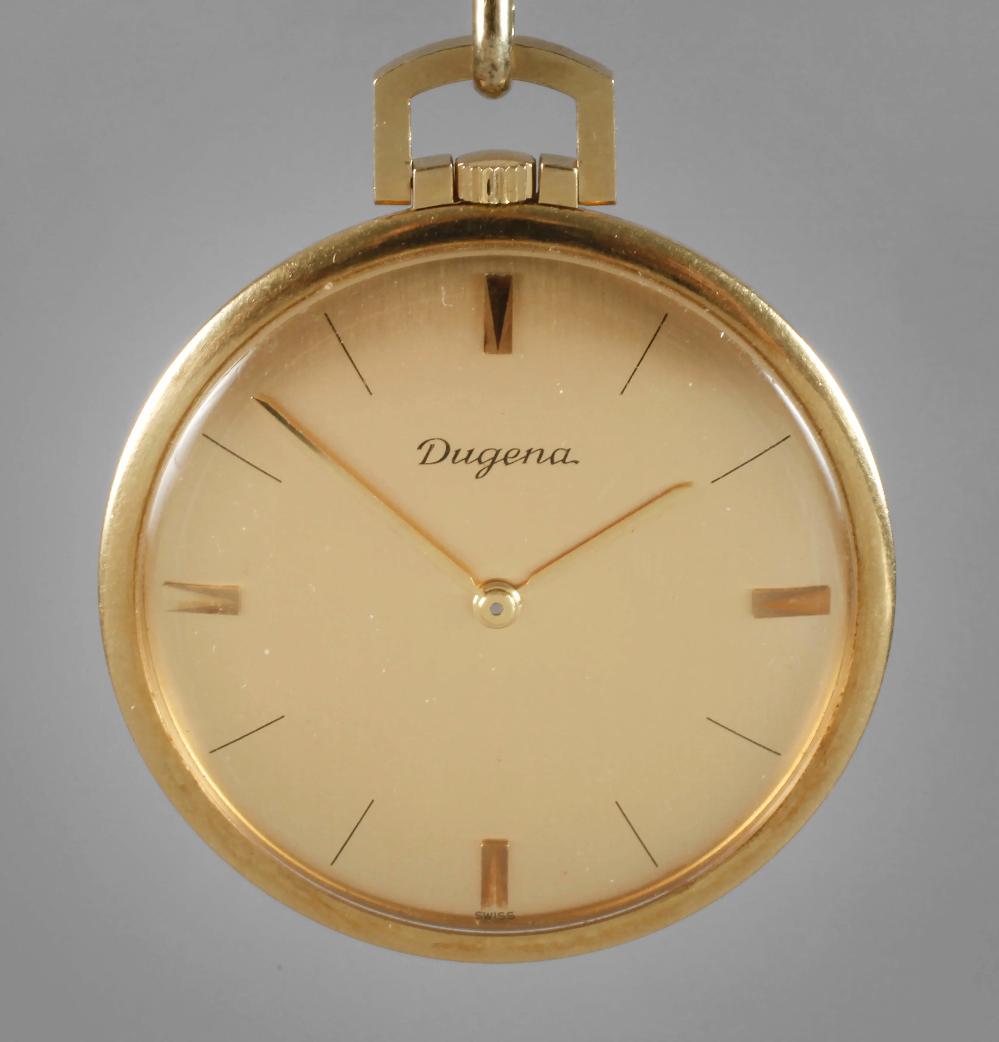 Dugena 40mm Yellow gold Champagne