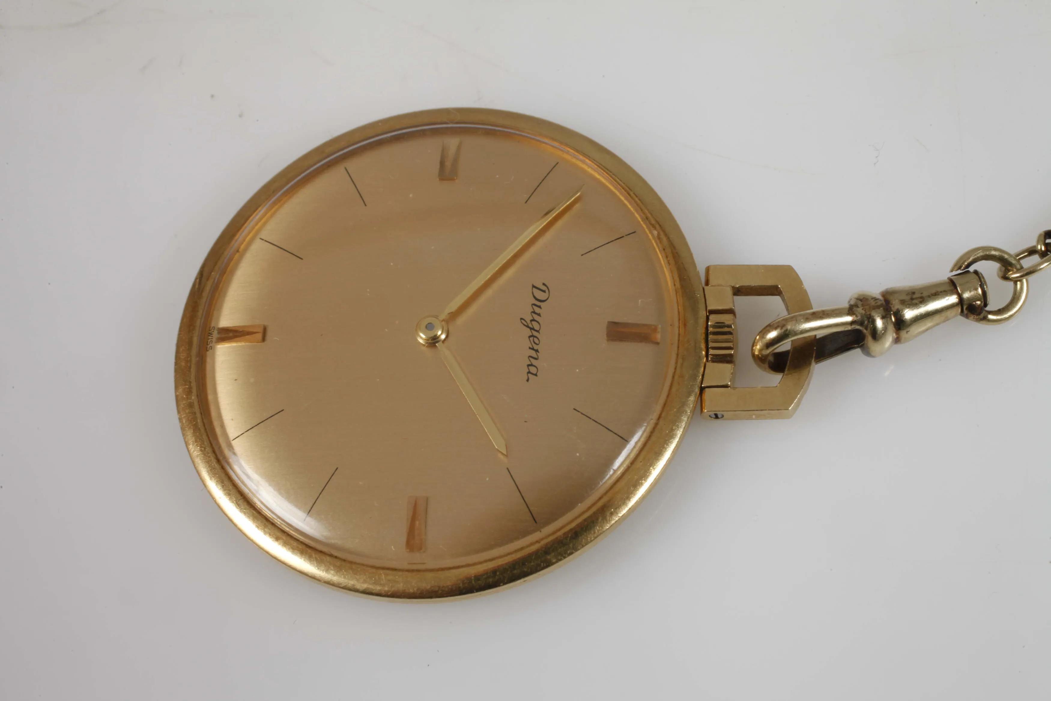 Dugena 40mm Yellow gold Champagne 2