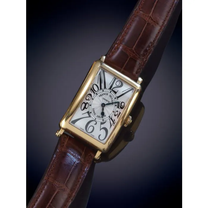 Franck Muller Long Island Yellow gold Gray