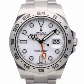 Rolex Explorer II 216570 Stainless steel White