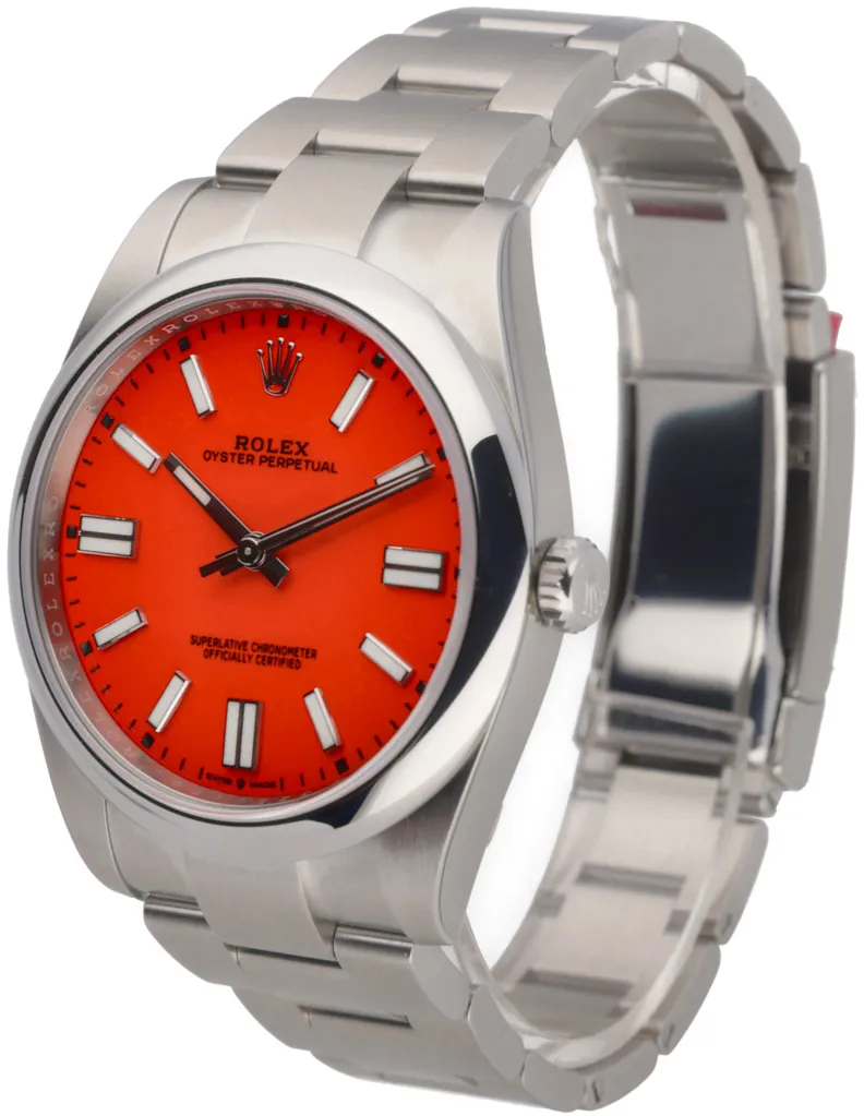 Rolex Oyster Perpetual 41 124300 41mm Stainless steel Red 1