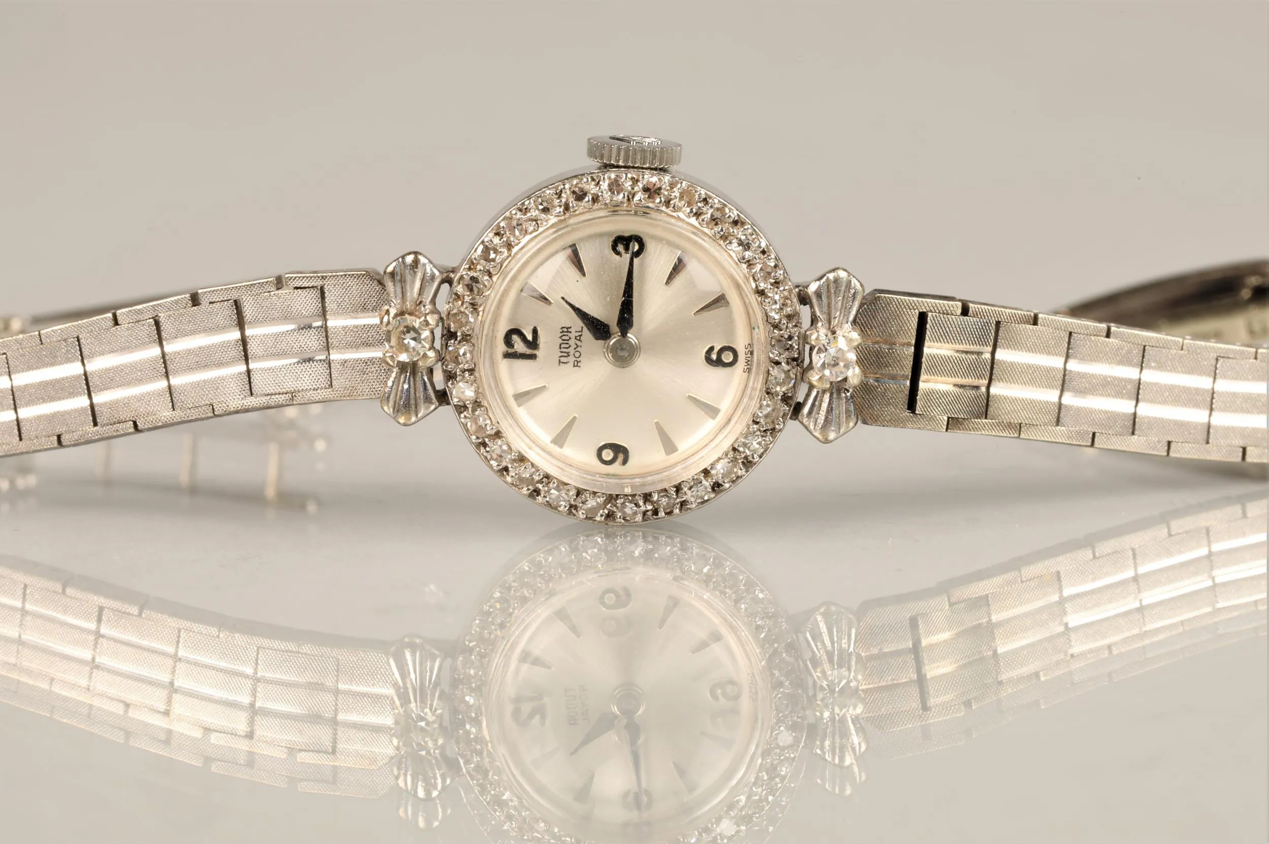 Tudor Royal White gold Silver