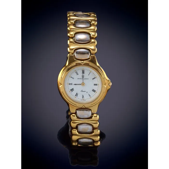 Universal Genève Yellow gold and Stainless steel White