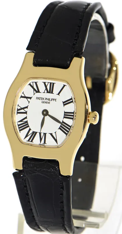 Patek Philippe Gondolo 4850 26mm Yellow gold White porcelain 2