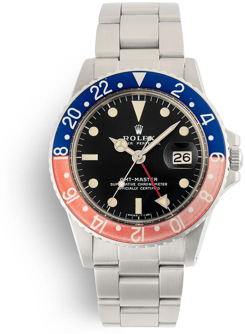 Rolex GMT-Master 1675 40mm Stainless steel Black