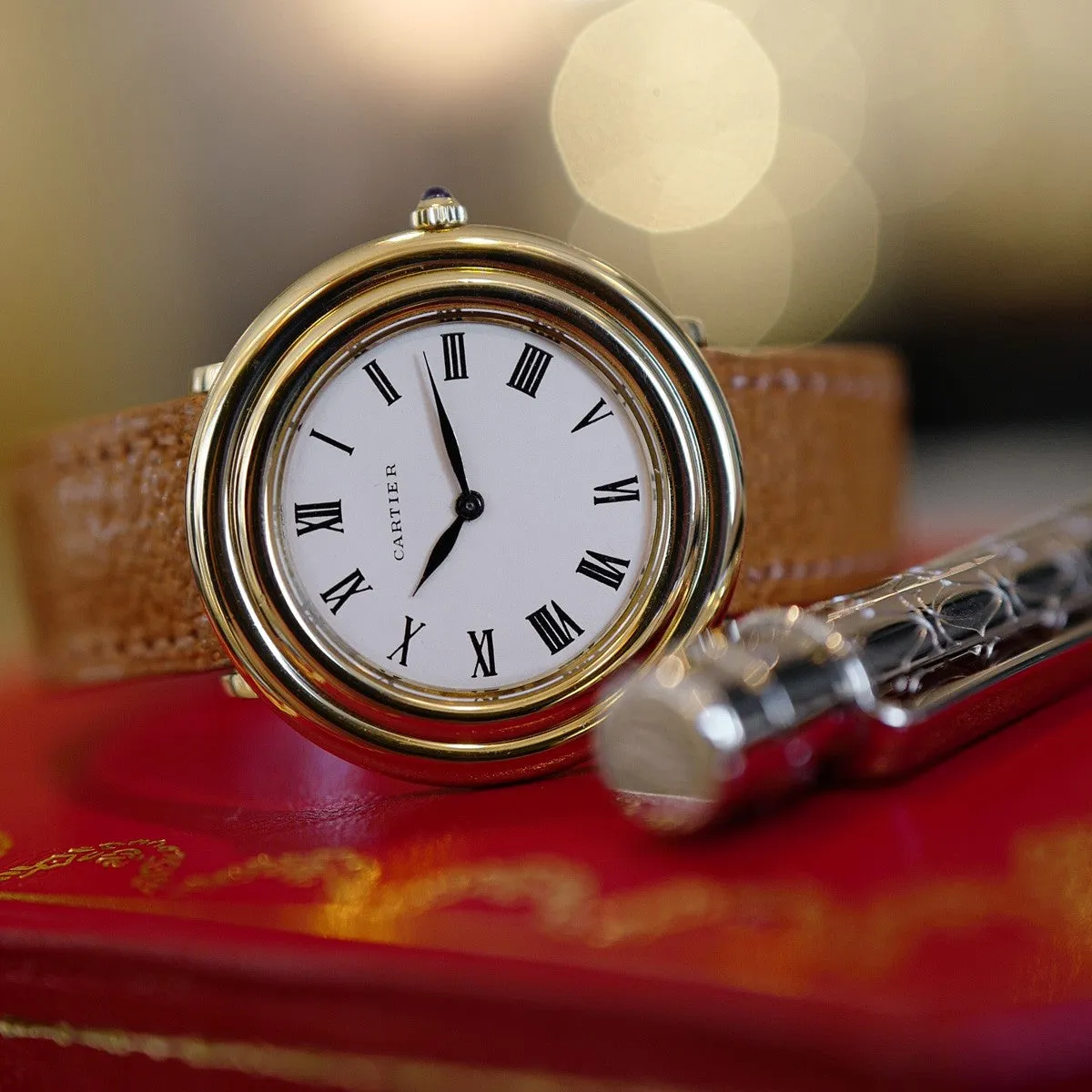 Cartier Ronde 9046 33mm or jaune 7