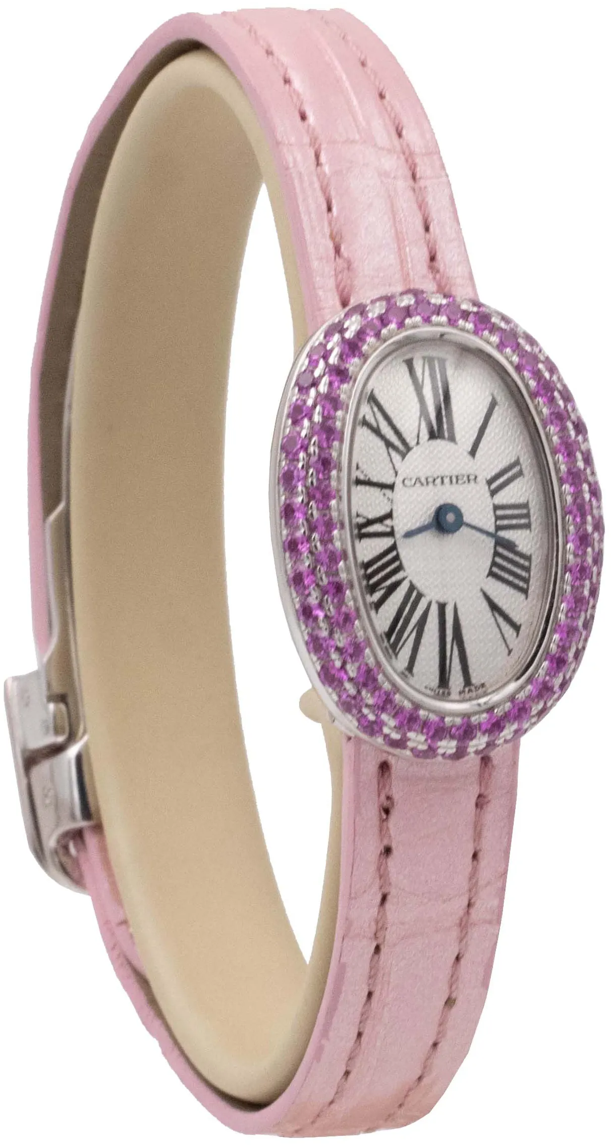 Cartier Baignoire 2369 18mm or gris 3