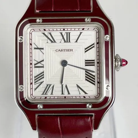 Cartier Santos de Cartier WGSA0053 31.5mm Platinum Silver