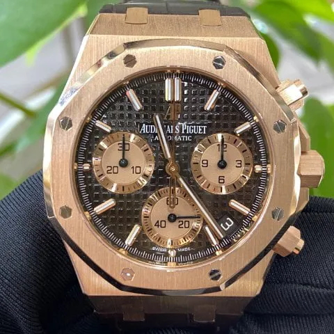 Audemars Piguet Royal Oak 26239OR.OO.D821CR.01 41mm Rose gold Brown