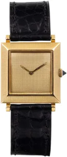 Boucheron Carru00e9e Clous de Paris ADM17091 or jaune