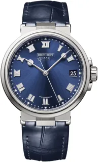 Breguet Marine 5517TI/Y1/9ZU Titanium Blue