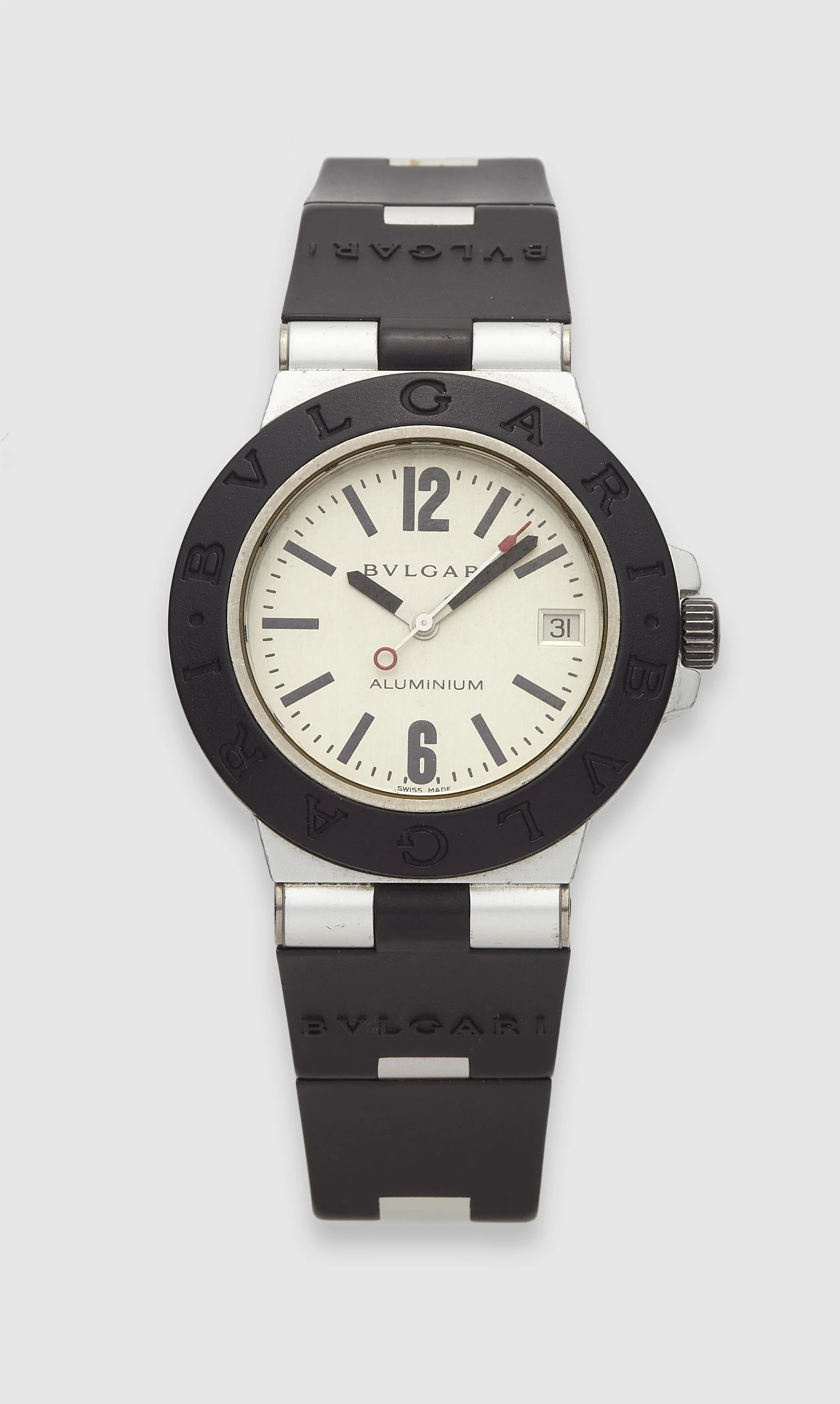 Bulgari AL 38 TA 38mm Aluminium White