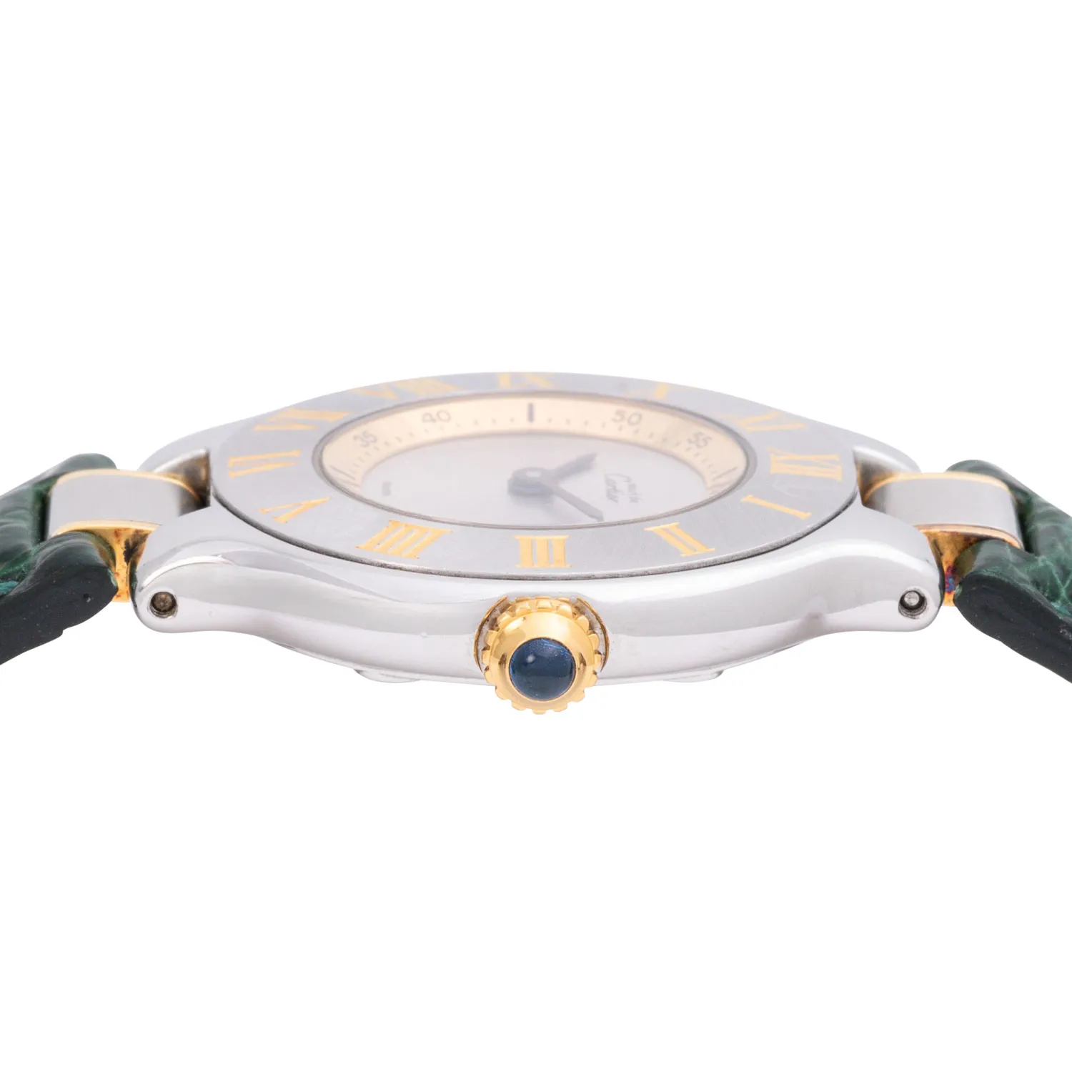 Cartier Must de Cartier 1340 31mm Yellow gold and stainless steel Silver 2