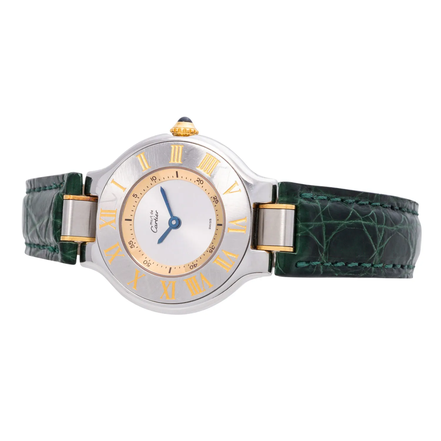 Cartier Must de Cartier 1340 31mm Yellow gold and stainless steel Silver 5