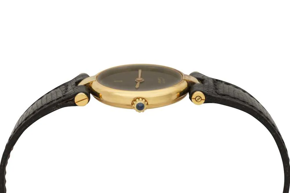 Cartier Must de Cartier Vendome 23mm Gold-plated Black 1