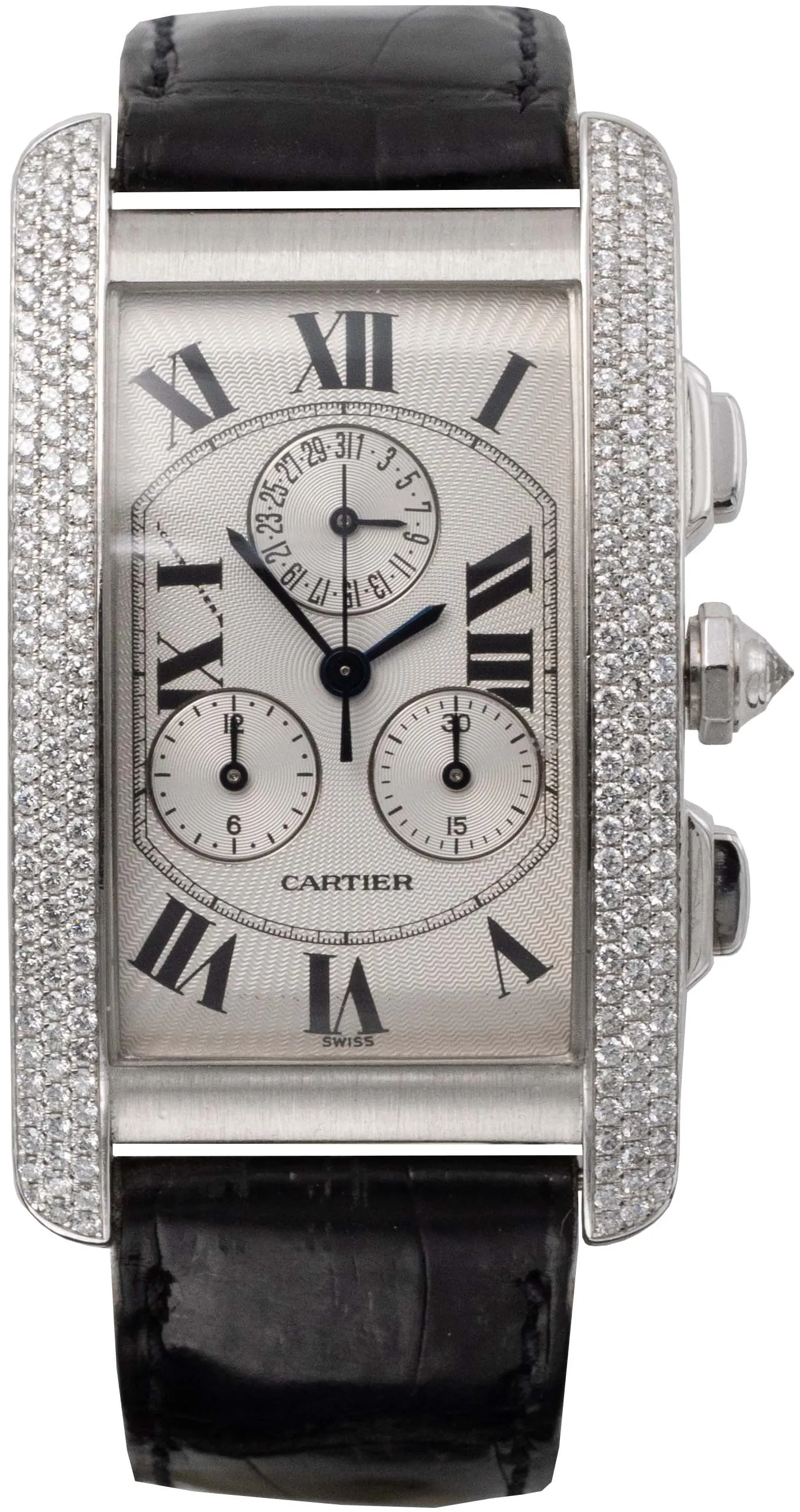 Cartier Tank Américaine 2339 32mm or gris