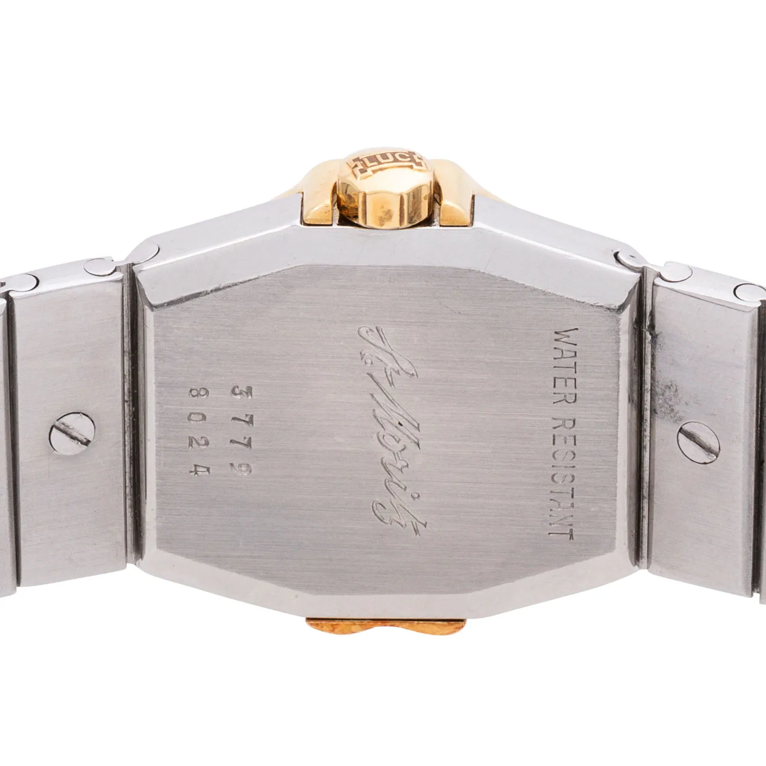 Chopard St. Moritz 8024 25mm Yellow gold and stainless steel Silver 1