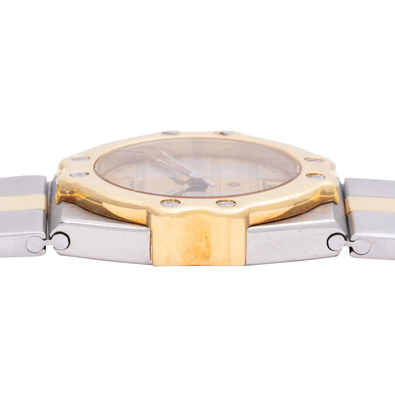 Chopard St. Moritz 8024 25mm Yellow gold and stainless steel Silver 3