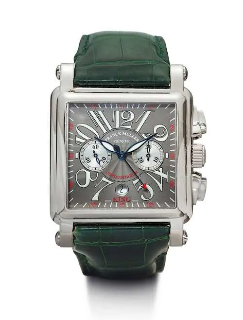 Franck Muller Conquistador 45mm White gold Gray