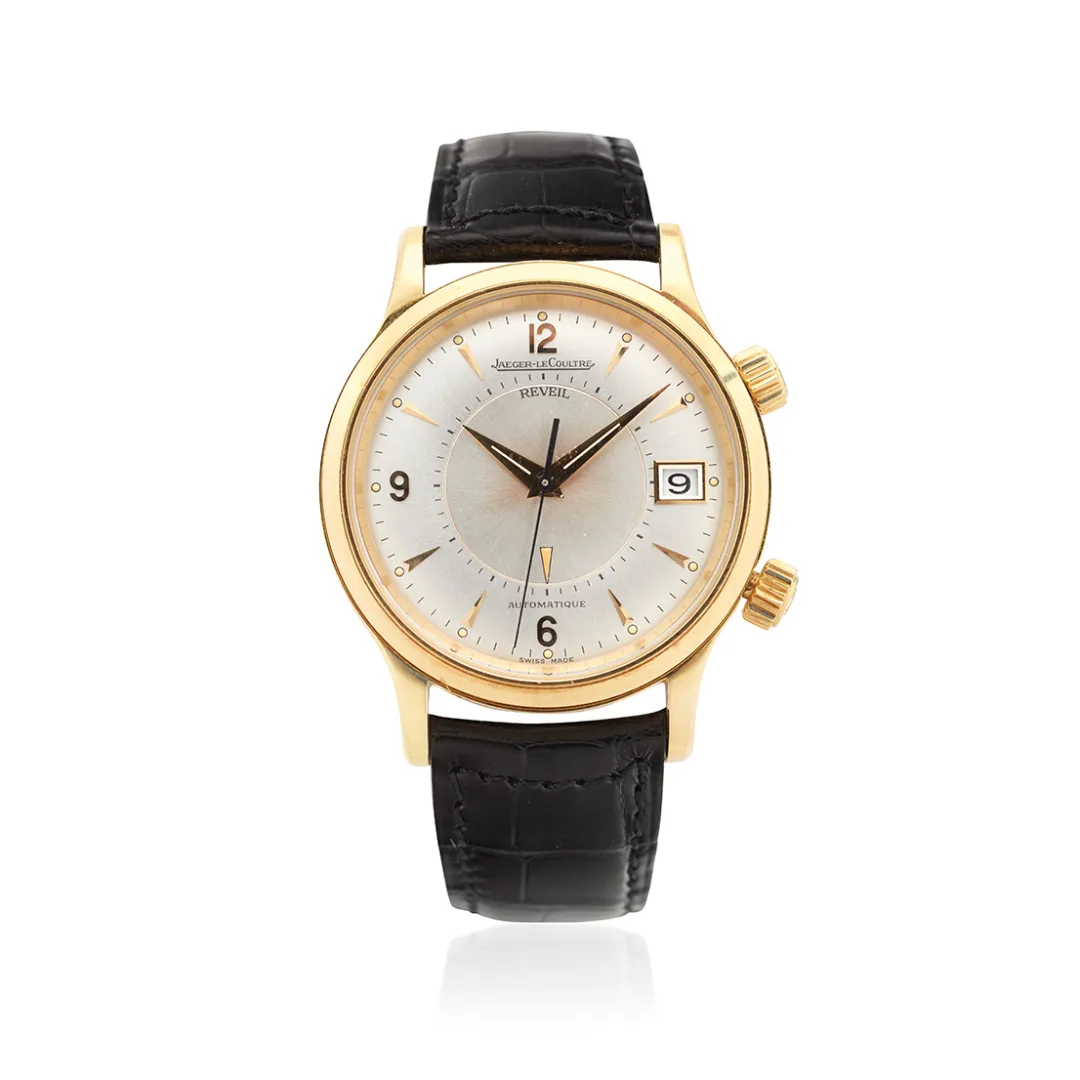 Jaeger-LeCoultre Memovox 141.1.97 39mm Yellow gold Silver