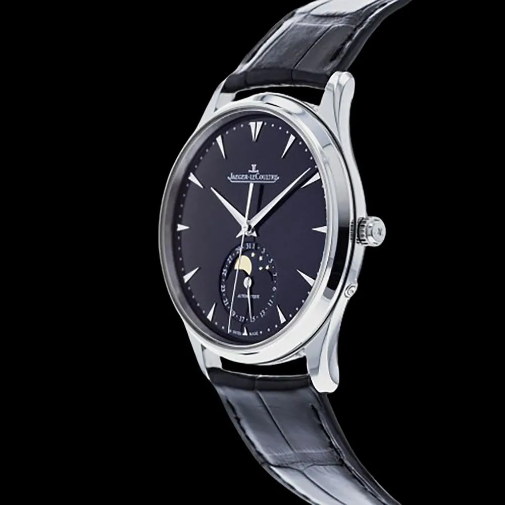 Jaeger-LeCoultre Master Ultra Thin 39mm Stainless steel Black 2