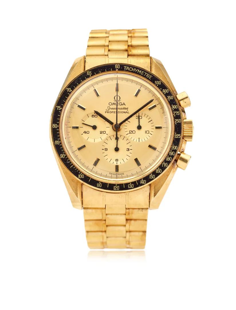 Omega Speedmaster 345.0802 42mm Yellow gold Champagne