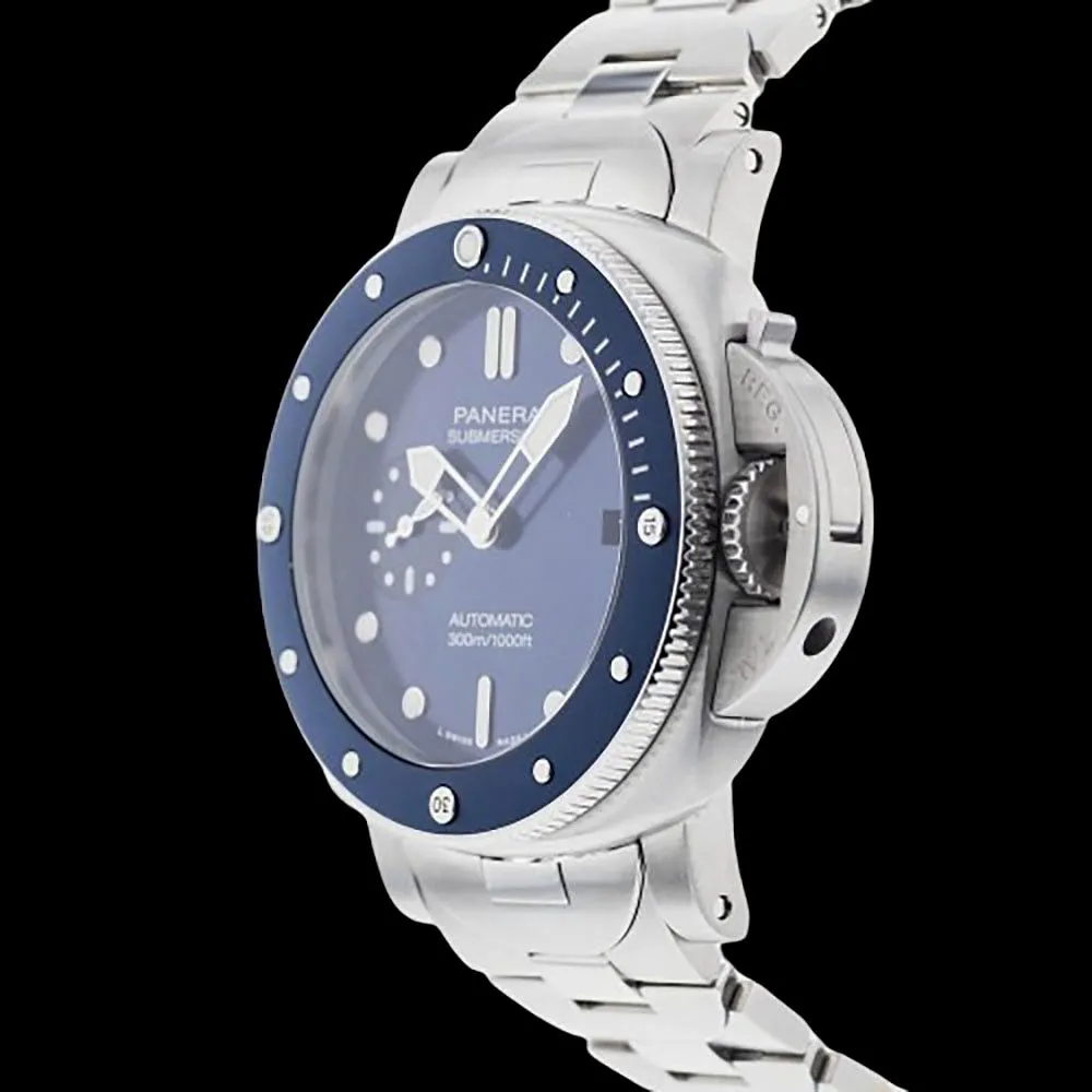 Panerai Submersible 42mm Stainless steel Blue 1