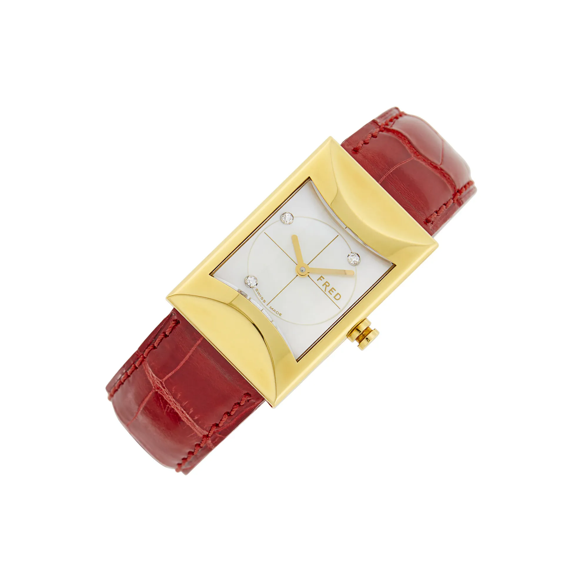 Fred Watches 30mm Yellow gold Mother-of-pearl