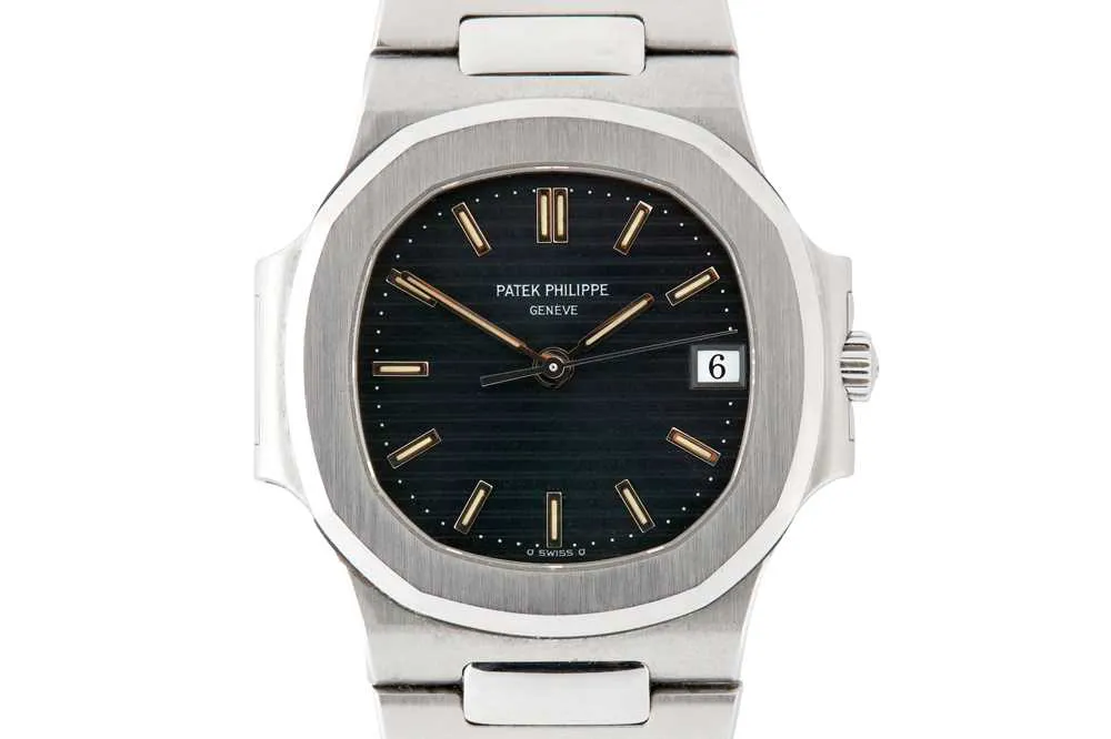 Patek Philippe Nautilus 3800/001 37mm Stainless steel Black 1