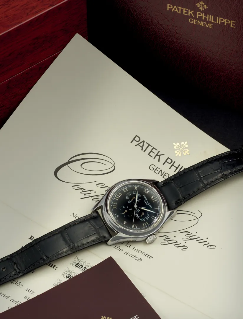 Patek Philippe Annual Calendar 5035P 37mm Platinum Black 1