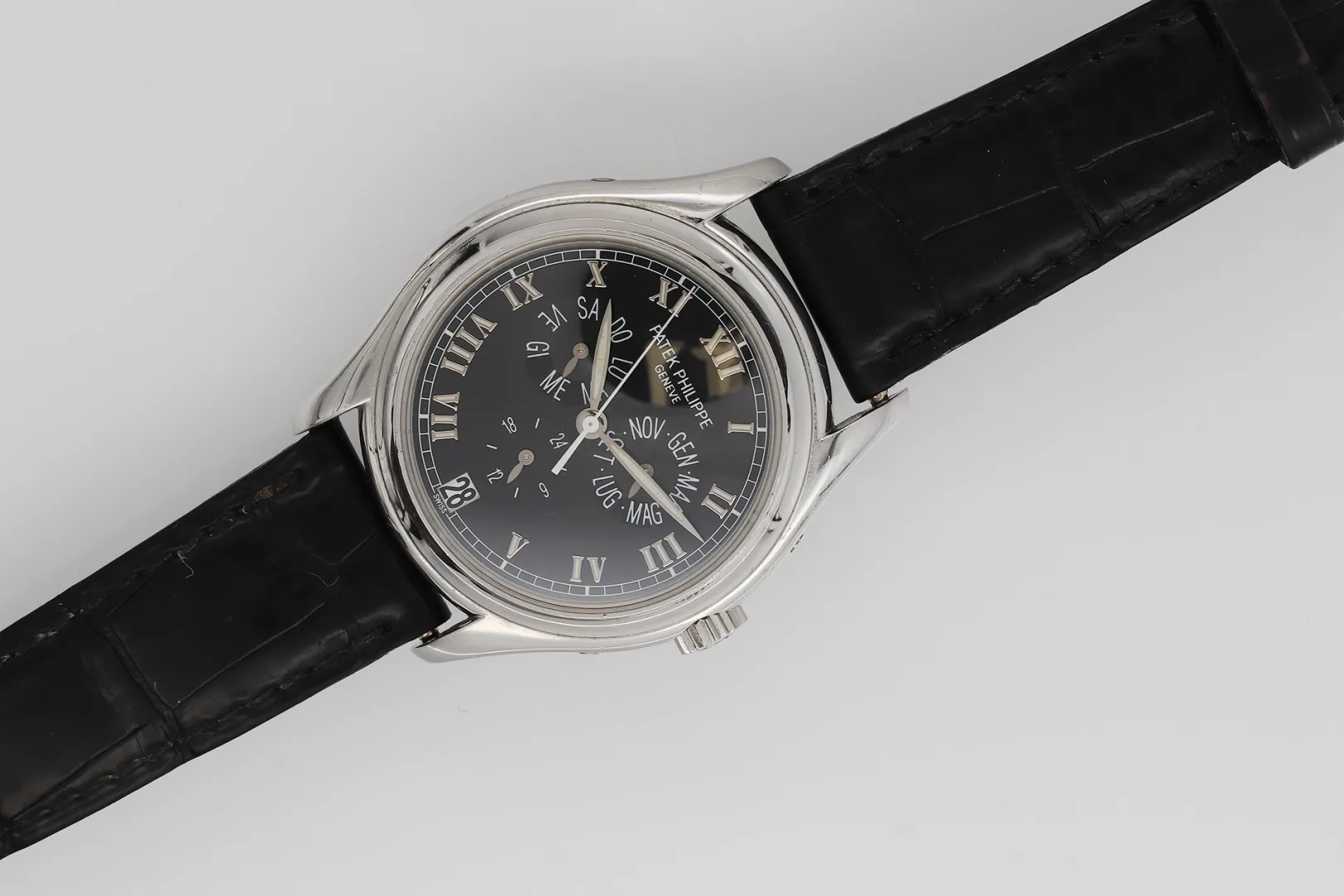 Patek Philippe Annual Calendar 5035P 37mm Platinum Black 2