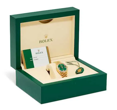 Rolex Datejust 31 278288RBR 31mm Yellow gold Malachite 1