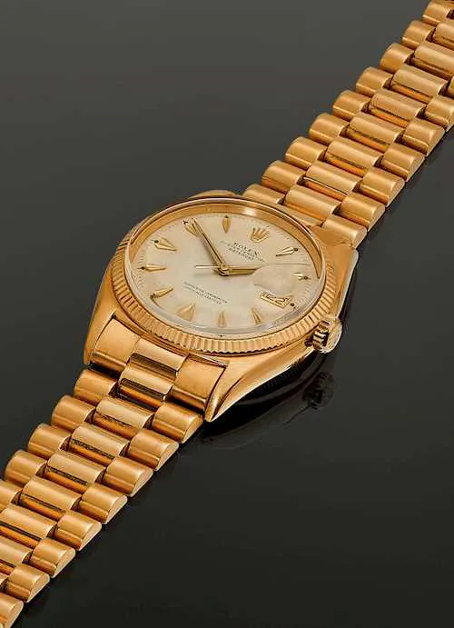 Rolex Datejust 36 6605 36mm Rose gold Ivory 1