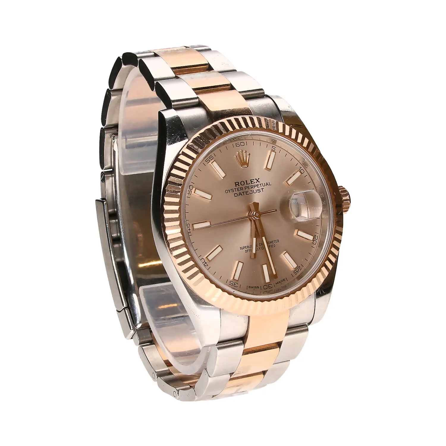 Rolex Datejust 41 126331 41mm Rose gold and Stainless steel Champagne