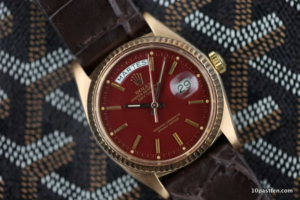 Rolex Day-Date 36 1803 Rose gold Oxblood