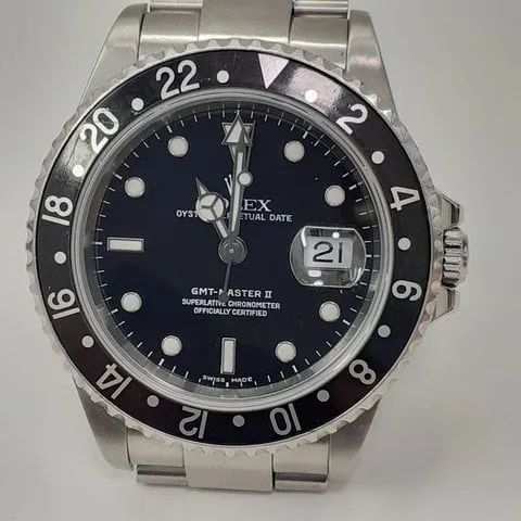 Rolex GMT-Master II 16710 40mm Stainless steel Black