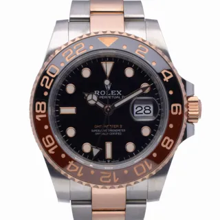 Rolex GMT-Master II 126711CHNR Rose gold and Stainless steel Black