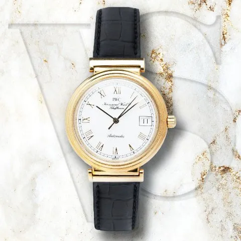 IWC Da Vinci IW1850 35mm Yellow gold White