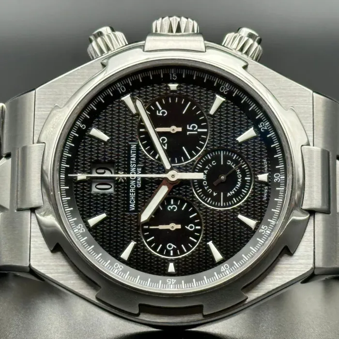 Vacheron Constantin Overseas Chronograph 49150 42mm Stainless steel Black