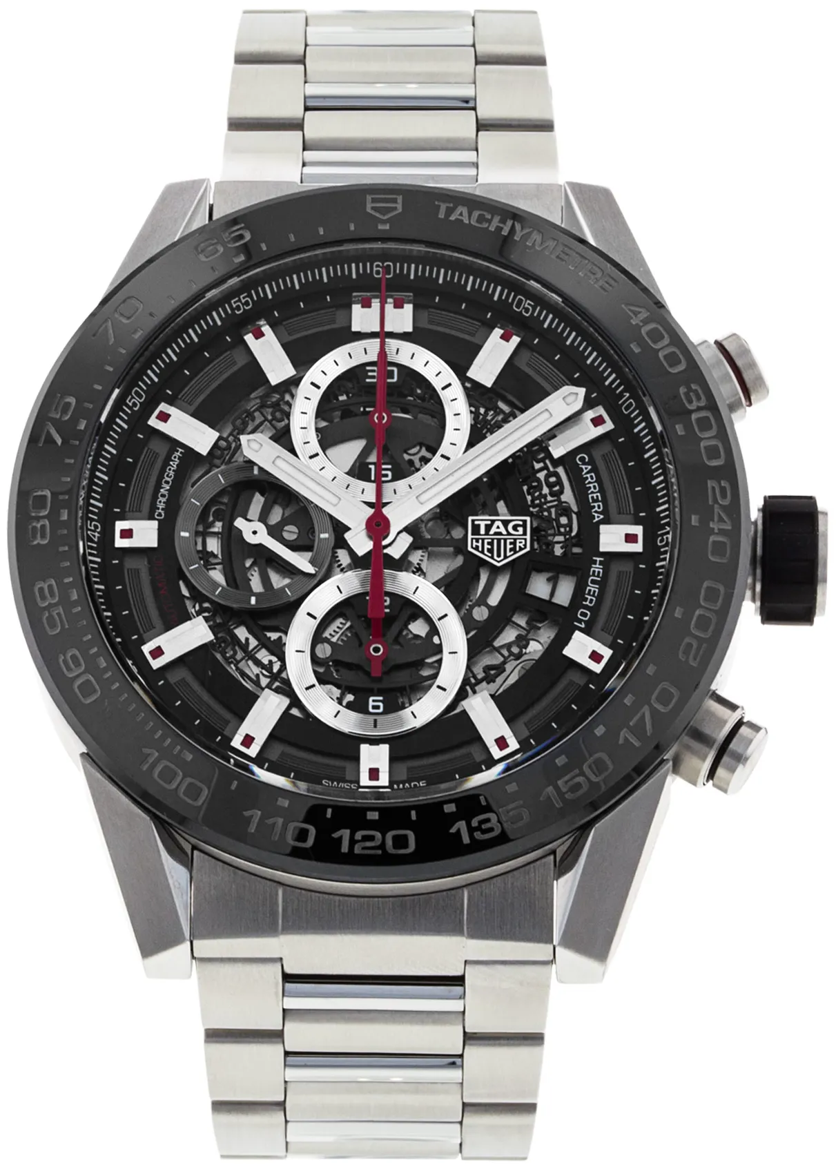 TAG Heuer Carrera CAR2A1W.BA0703 43mm Stainless steel Skeleton