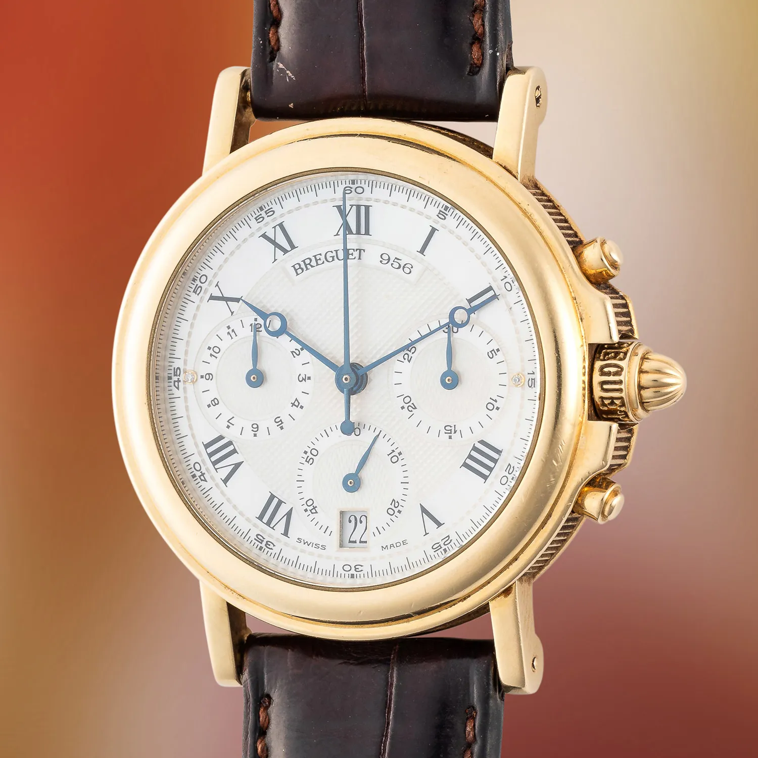 Breguet Marine 3460 36mm Yellow gold Mother-of-pearl