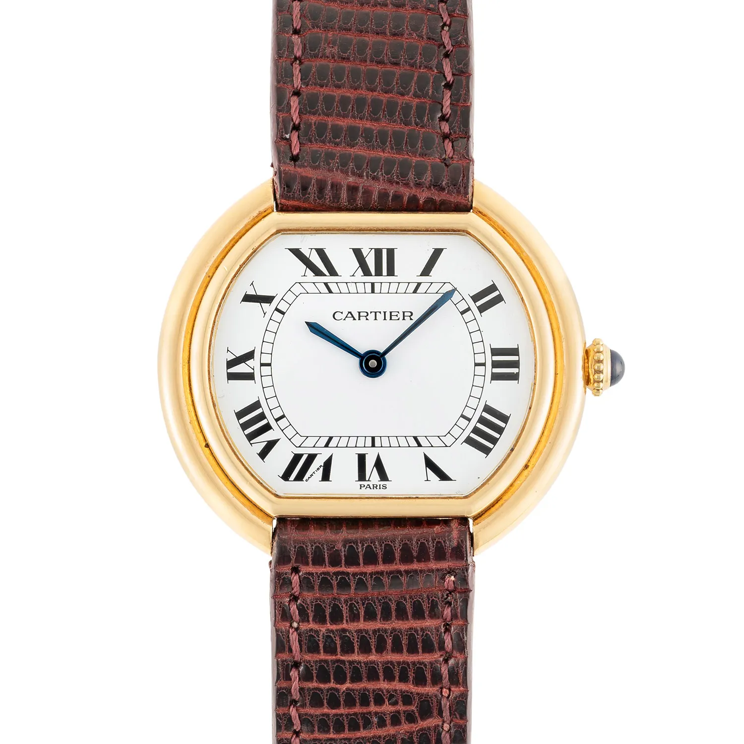 Cartier Ellipse 78091 32.5mm Yellow gold Silver