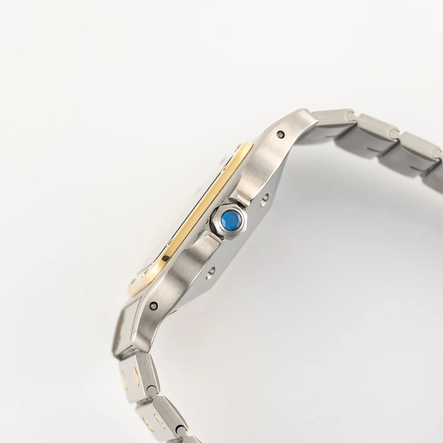 Cartier Santos Carrée 2961 29mm Yellow gold and stainless steel Silver 3